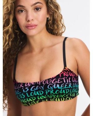 Savage X Cotton Essentials Scoop-neck Bralette - Green