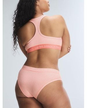 Savage X Cotton Essentials Cheeky Knickers - Pink