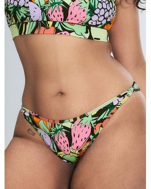 Savage X Cotton Essentials High-leg Bikini Knickers - Black