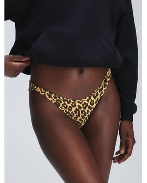 Savage X Cotton Essentials High-leg Extra Cheeky - Brown