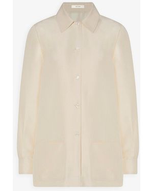 The Row Lucetta Vanilla Shirt - White
