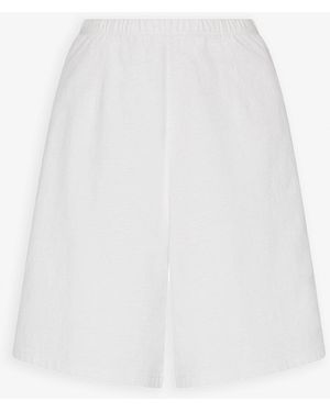 The Row Larissa White Shorts