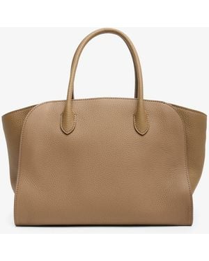 The Row Marlo 12 Dark Bag - Natural