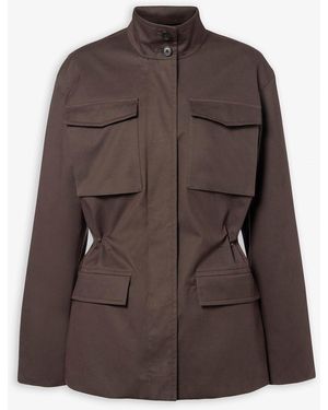 The Row Floriane Chestnut Jacket - Brown