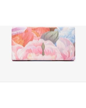 Christian Louboutin Bettina Flower Satin Clutch - Pink