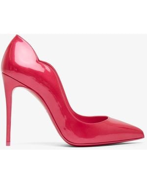 Christian Louboutin Hot Chick 100 Patent Pumps - Pink