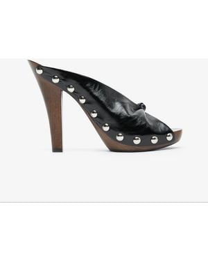 Phoebe Philo Knot 100 Black Clogs