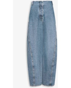 Alaïa Denim Cargo Pants - Blue