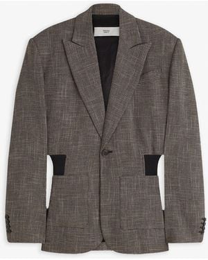 Phoebe Philo Kick Tailored Greige Jacket - Grey
