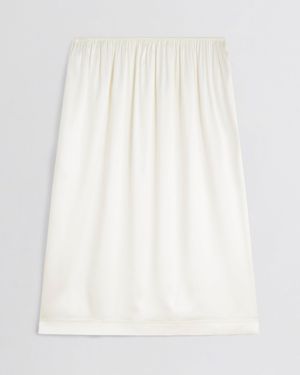 Phoebe Philo Slip Skirt - White