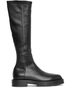 Givenchy Squared Stretch Leather Boots - Black