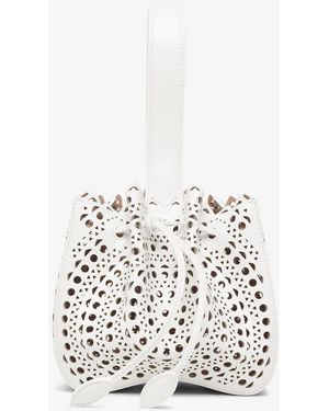 Alaïa Rose Marie White Bracelet Bag