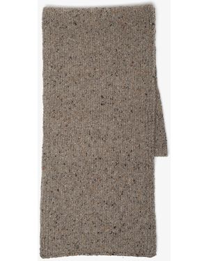 The Row Heiki Sepia Brown Cashmere Scarf