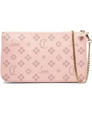 Christian Louboutin Loubila Pink Patent Pouch