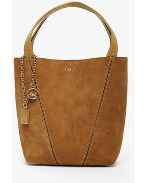 Chloé Chloe Spinn Small Khaki Bag - Brown