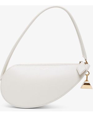 Alaïa Shoulder Bag S Le Demi-Coeur - White