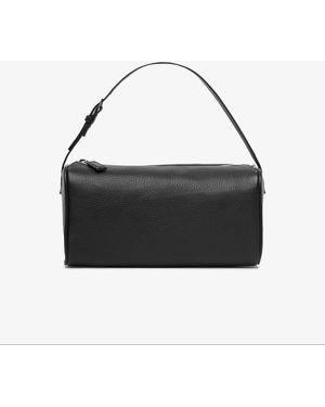 The Row 90's Black Small Grain Leather Bag