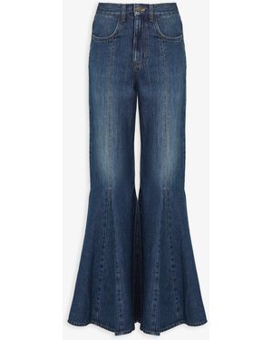 Chloé Fluid Flare Jeans - Blue
