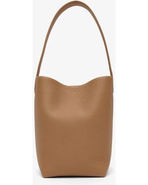 The Row Small N/s Park Beige Tote Bag - White