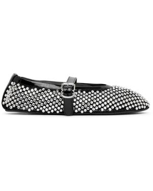 Alaïa Ballerina Mesh Strass - Metallic