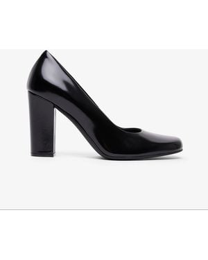 The Row Penelope High Leather Court Shoes - Black