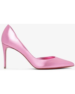 Christian Louboutin Iriza 85 Pink Metallic Court Shoes
