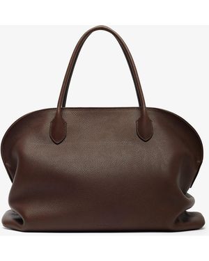 The Row Agnes 15 Dark Brown Bag