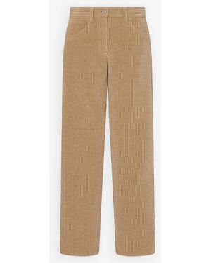 The Row Clair Corduroy Trousers - Natural