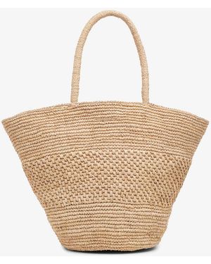 The Row Emilie Raffia Bag - White