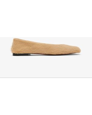 The Row Square Ballet Flats - White