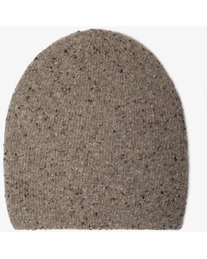 The Row Marvy Sepia Brown Cashmere Beanie
