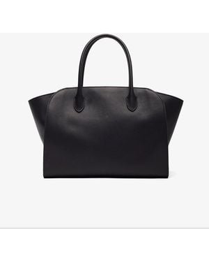 The Row Marlo 12 Black Leather Bag