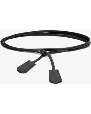 The Row Belt End B Black Leather Belt - Multicolour