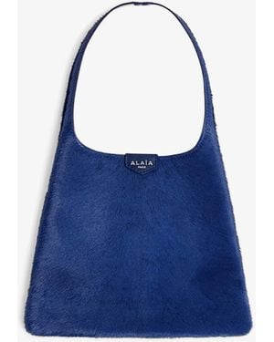 Alaïa Hobo Mini Blue Bag