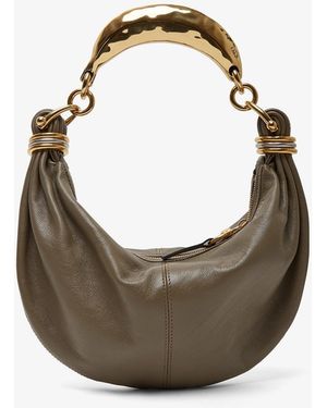 Chloé Small Grey Bracelet Hobo Bag - Metallic
