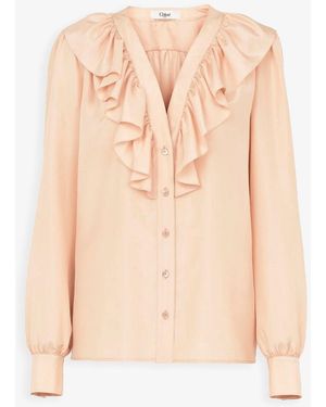 Chloé Biscuit Pink Blouse - Multicolor