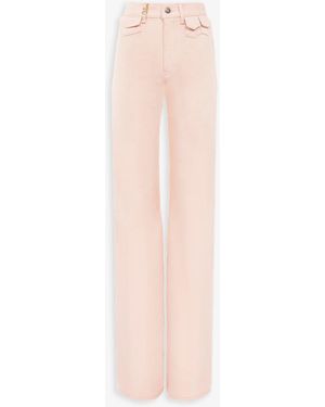 Chloé High-rise Pink Denim Flare Jeans