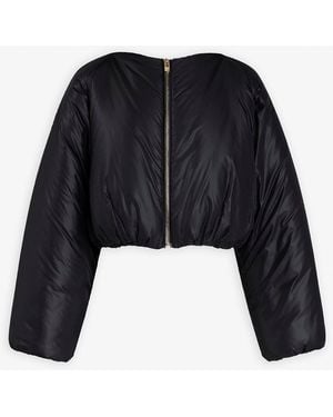 Alaïa Alaia Black Bomber Plie Jacket