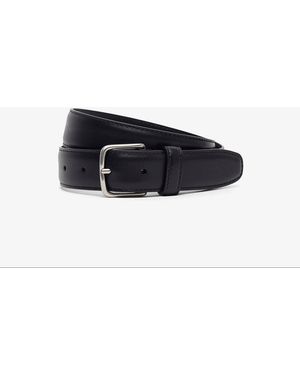 The Row Classic Black Silver Buckle Belt