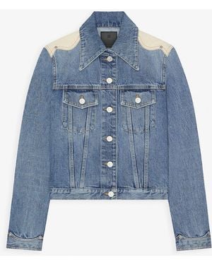 Givenchy Back Details Denim Jacket - Blue