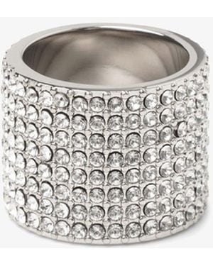 AMINA MUADDI Rih Ring White Silver