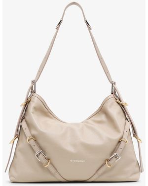 Givenchy Voyou Beige Shoulder Bag - Natural
