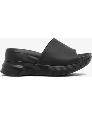 Givenchy Marshmallow Black Wedges - White