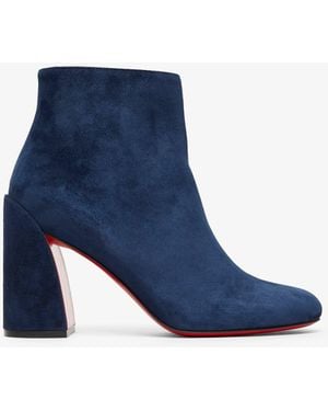 Christian Louboutin Turela Dark Blue Suede Boots
