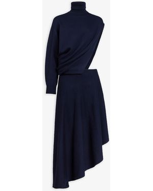 Alaïa Midnight Blue Cut-out Knit Dress