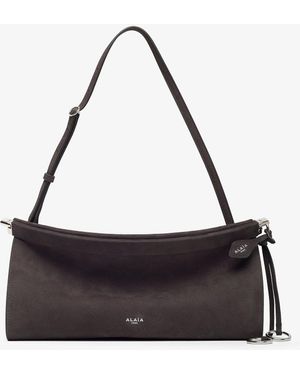 Alaïa Le Click East West Medium Grey Bag - White