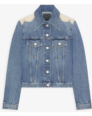 Givenchy Back Details Denim Jacket - Blue