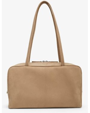 The Row Astra Bowling Sand Beige Shoulder Bag - Natural