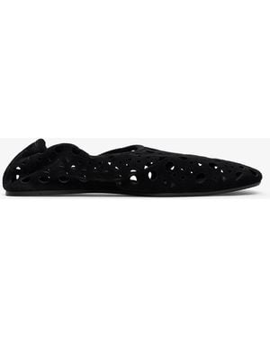 Alaïa Neo Vienne Flats - White