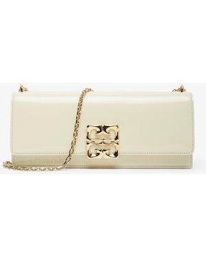 Givenchy 4g Small Chain Cream Clutch - Natural